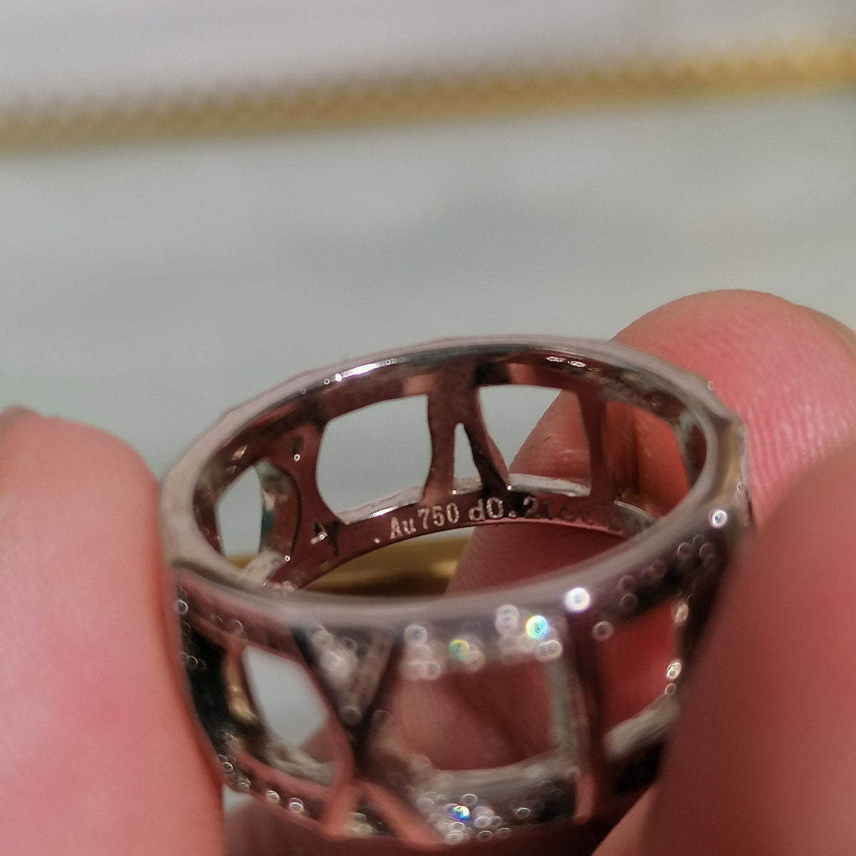 [Renovia Jewelry]ATLAS LARGE OPEN DIAMOND RING