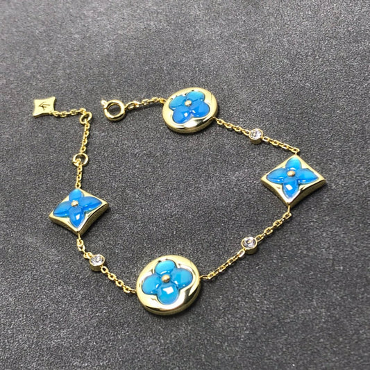[Renovia Jewelry]STAR AND SUN TURQUOISE 4 MOTIFS 3 DIAMONDS