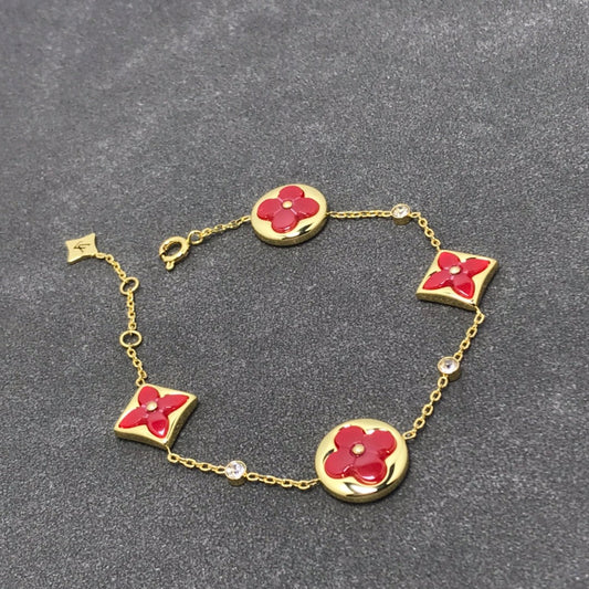 [Renovia Jewelry]STAR AND SUN CARNELIAN 4 MOTIFS 3 DIAMONDS