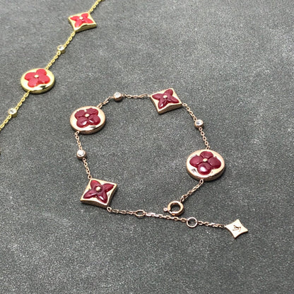 [Renovia Jewelry]STAR AND SUN CARNELIAN 4 MOTIFS 3 DIAMONDS