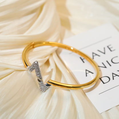 [Renovia Jewelry]VOLTE UPSITE DOWN GOLD DIAMOND BRACELET
