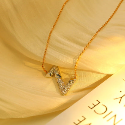 [Renovia Jewelry]VOLT SILVER DIAMOND PEDANT NECKLACE