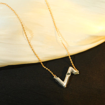 [Renovia Jewelry]VOLT SILVER DIAMOND PEDANT NECKLACE