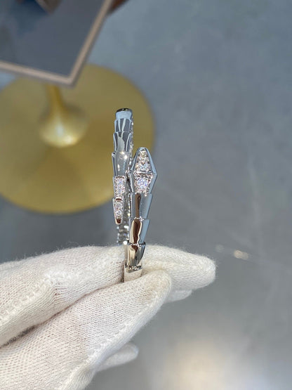 [Renovia Jewelry]SERPENTI BRACELET DIAMONDS SILVER
