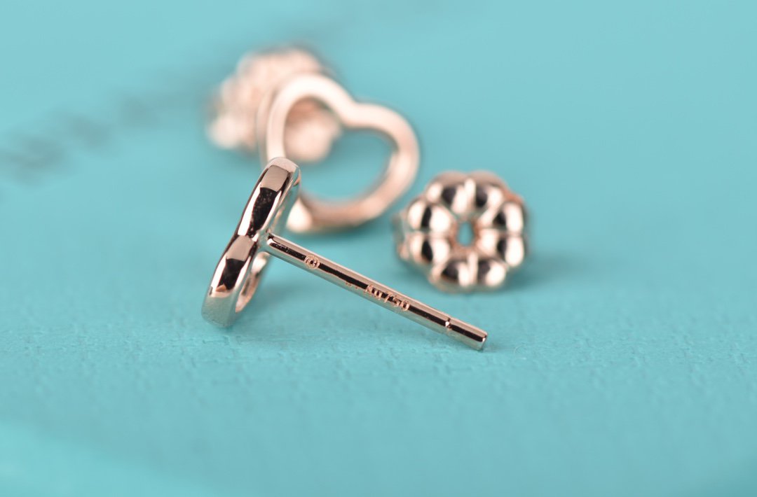 [Renovia Jewelry]OPEN HEART STUD EARRINGS