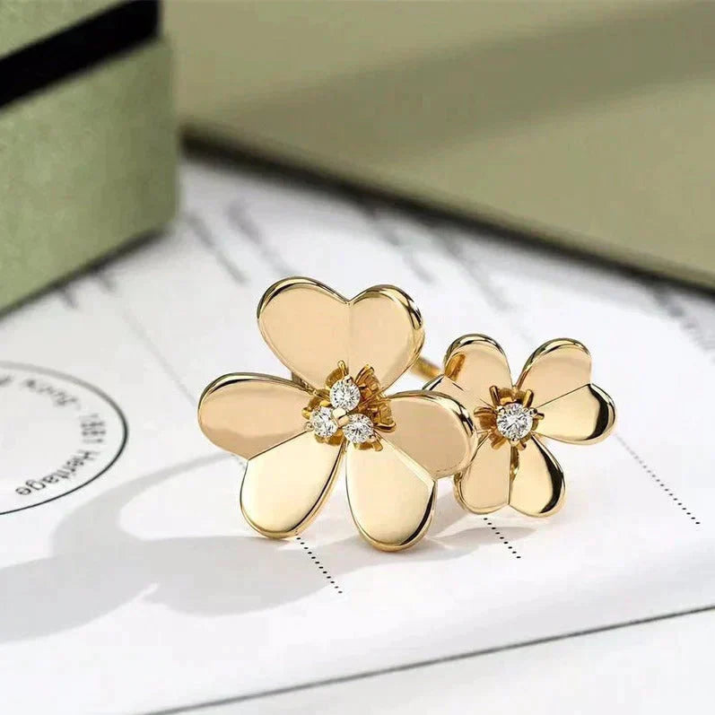 [Renovia Jewelry]CLOVER COMOS GOLD DIAMOND RING