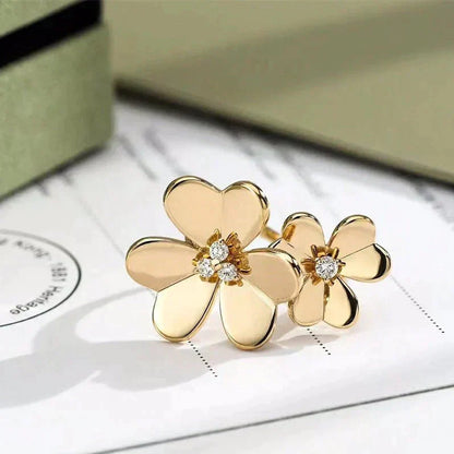[Renovia Jewelry]CLOVER COMOS GOLD DIAMOND RING
