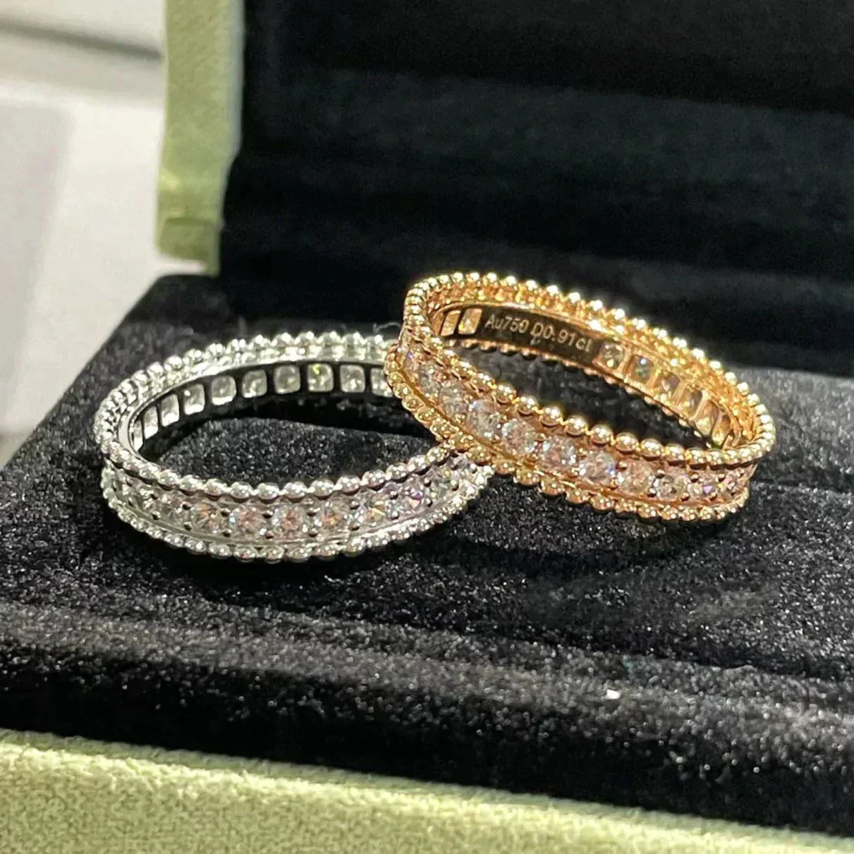 [Renovia Jewelry]PERLEE DIAMOND ROSE GOLD RING