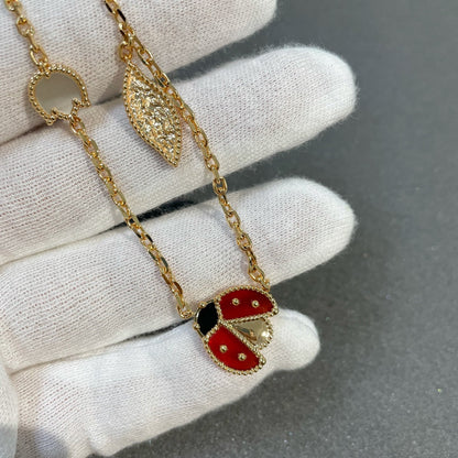 [Renovia Jewelry]LUCKY SPRING 15 MOTIFS GOLD NECKLACE