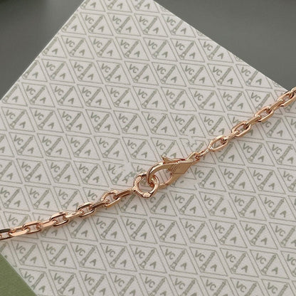 [Renovia Jewelry]LUCKY SPRING 15 MOTIFS ROSE GOLD NECKLACE