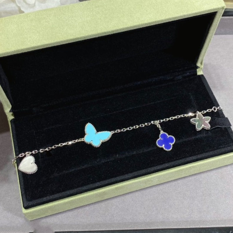 [Renovia Jewelry]LUCKY SPRING SILVER BRACELET 4 MOTIF