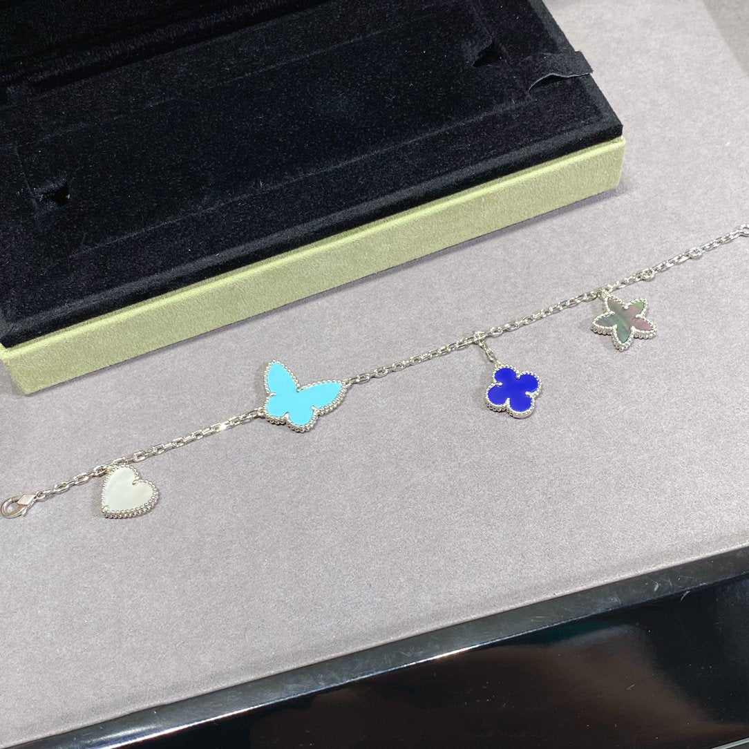[Renovia Jewelry]LUCKY SPRING SILVER BRACELET 4 MOTIF