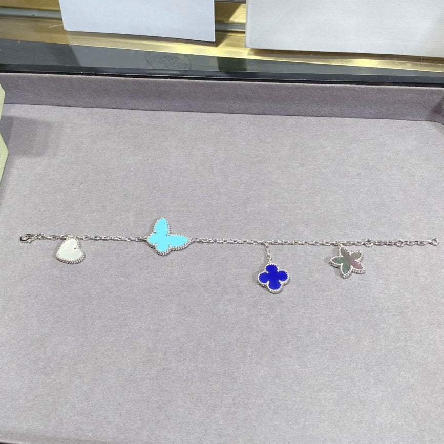 [Renovia Jewelry]LUCKY SPRING SILVER BRACELET 4 MOTIF