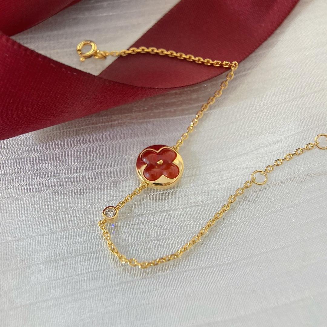 [Renovia Jewelry]SUN PEDANT CARNELIAN BRACELET