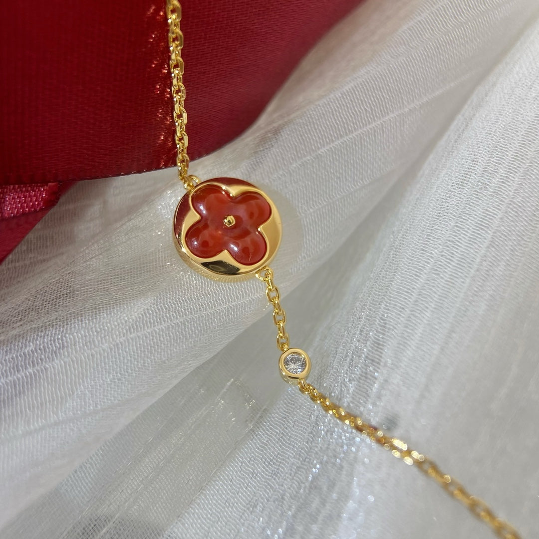 [Renovia Jewelry]SUN PEDANT CARNELIAN BRACELET