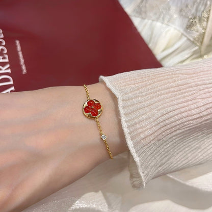 [Renovia Jewelry]SUN PEDANT CARNELIAN BRACELET