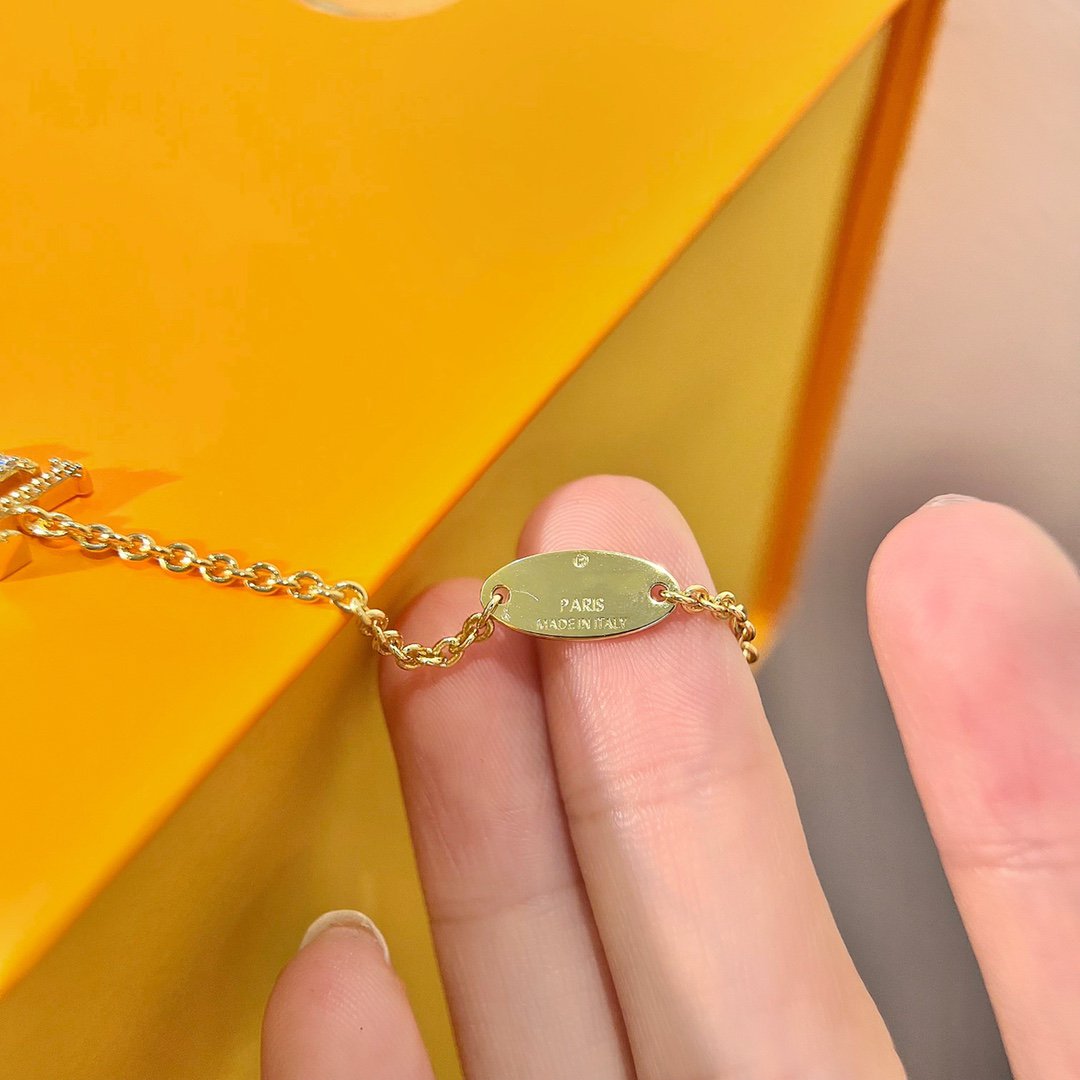 [Renovia Jewelry]LOGO STAR MOTIF GOLD BRACELET