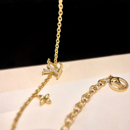 [Renovia Jewelry]LOGO STAR MOTIF GOLD BRACELET