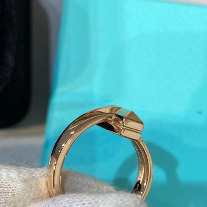 [Renovia Jewelry]T WIRE MEDIUM DIAMOND RING
