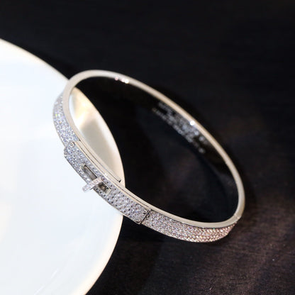 [Renovia Jewelry]KELLY BRACELET DIAMOND PAVED