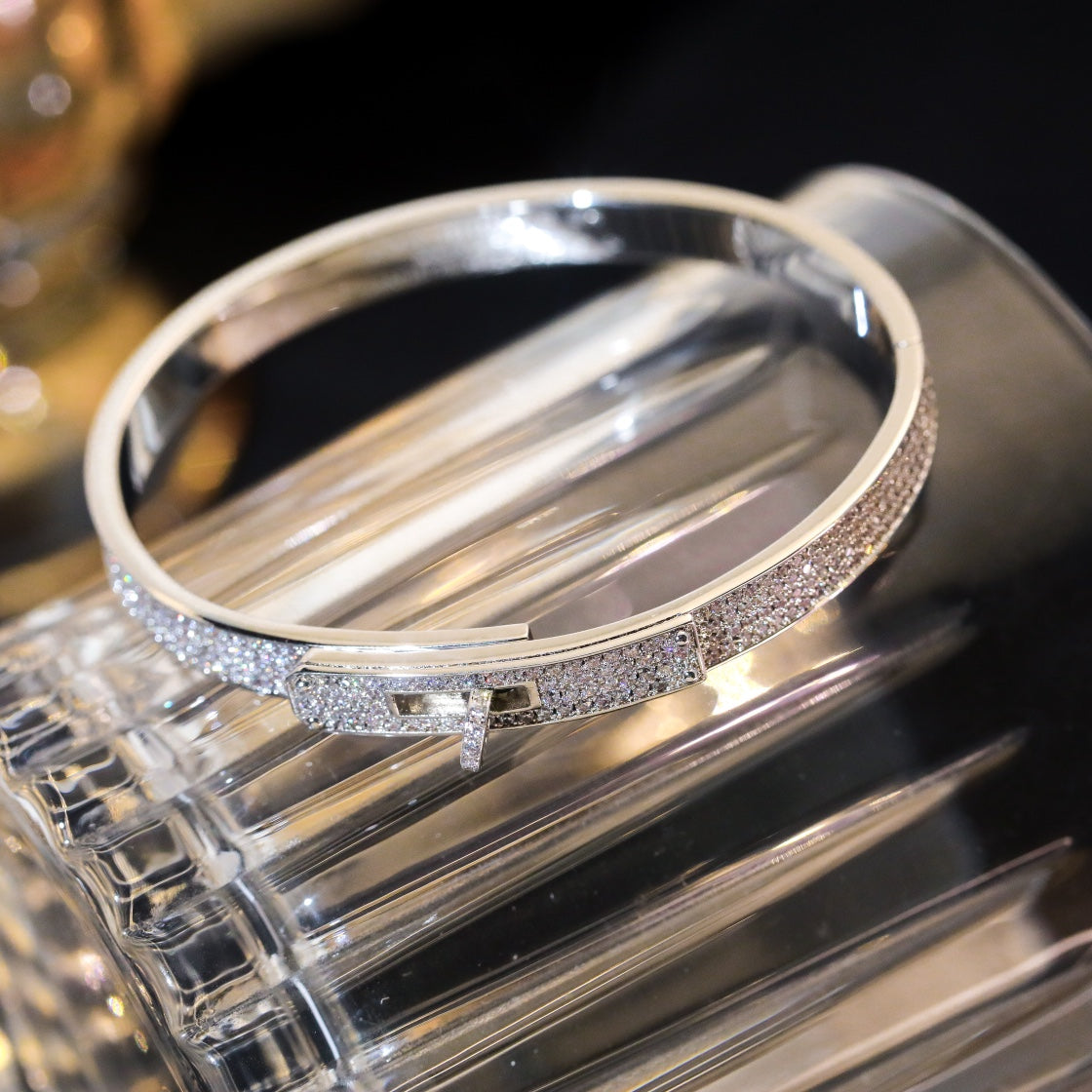 [Renovia Jewelry]KELLY BRACELET DIAMOND PAVED