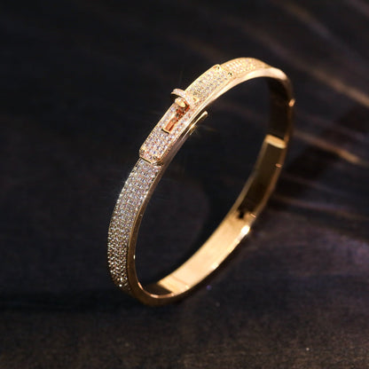 [Renovia Jewelry]KELLY BRACELET DIAMOND PAVED
