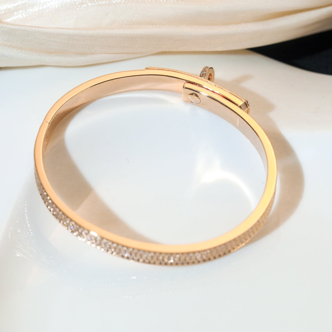 [Renovia Jewelry]KELLY BRACELET DIAMOND PAVED
