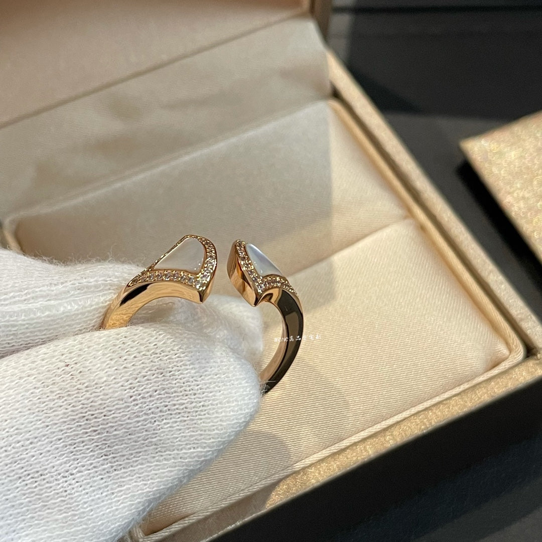 [Renovia Jewelry]DREAM MOP DIAMOND OPEN RING