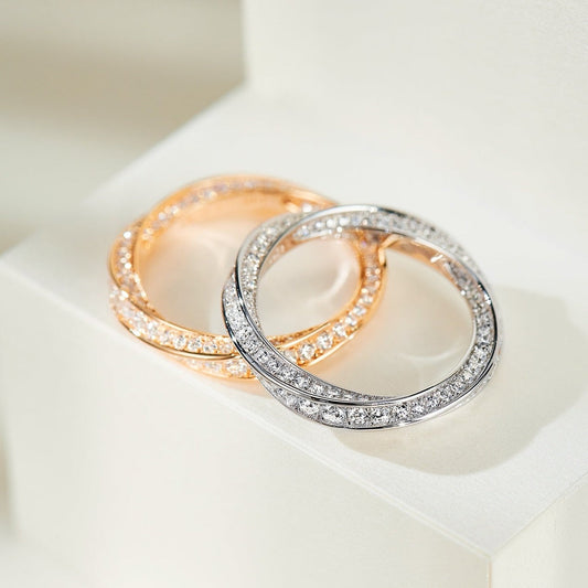 [Renovia Jewelry]SPIRAL DIAMOND RING