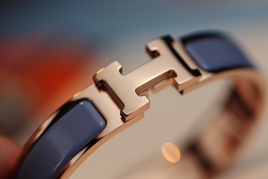 [Renovia Jewelry]H BRACELET 12MM BLUE GRAY
