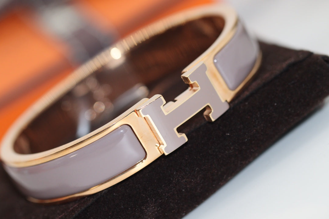[Renovia Jewelry]H BRACELET 12MM BROWN