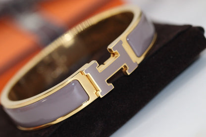[Renovia Jewelry]H BRACELET 12MM BROWN