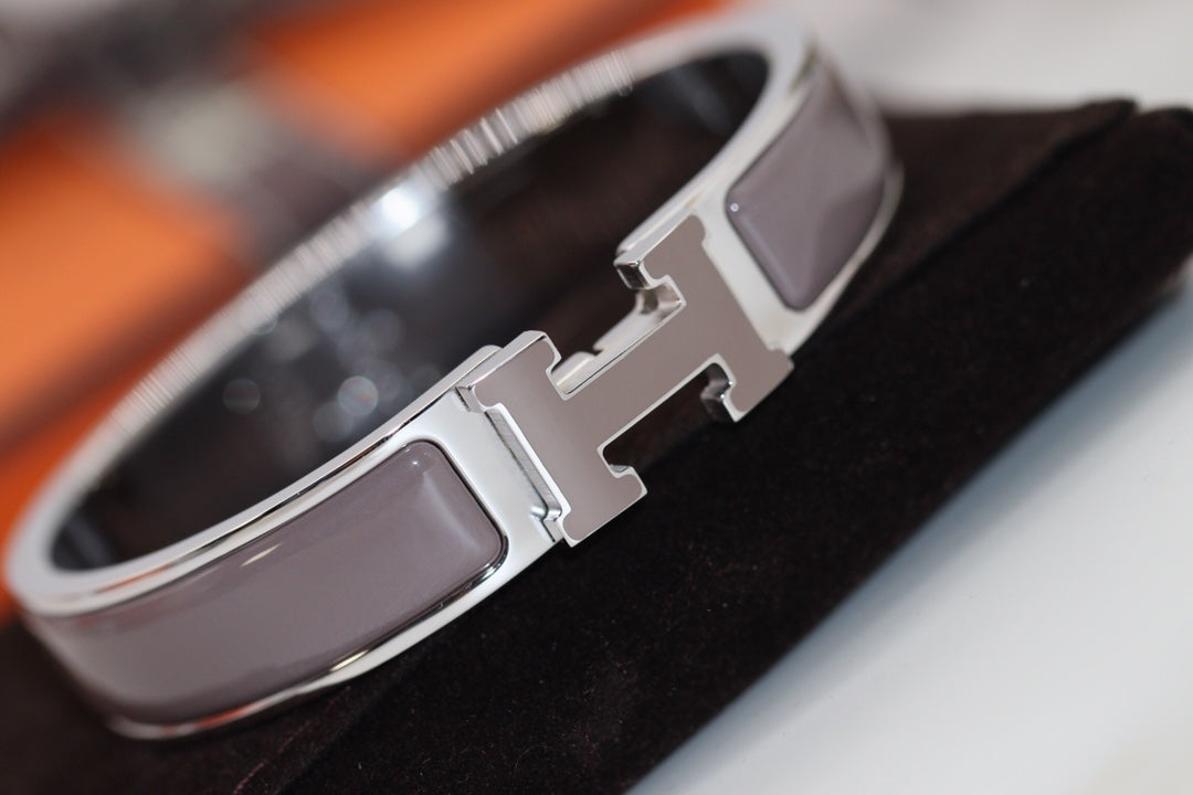 [Renovia Jewelry]H BRACELET 12MM BROWN