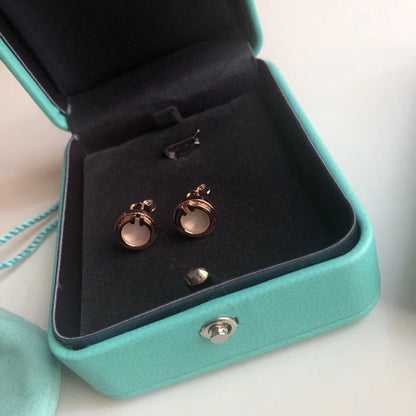 [Renovia Jewelry]PEARL CIRCLE EARRINGS MOTHER
