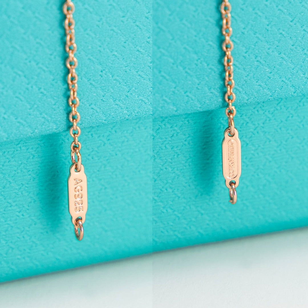 [Renovia Jewelry]RIBBON NECKLACE BOW PENDANT DIAMOND CHARM CHAIN