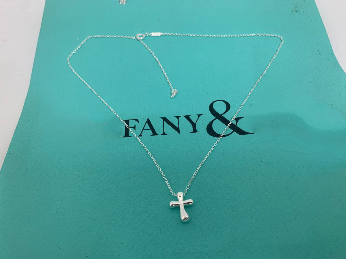 [Renovia Jewelry]CROSS PENDANT MINI BARE CROSS NECKLACE