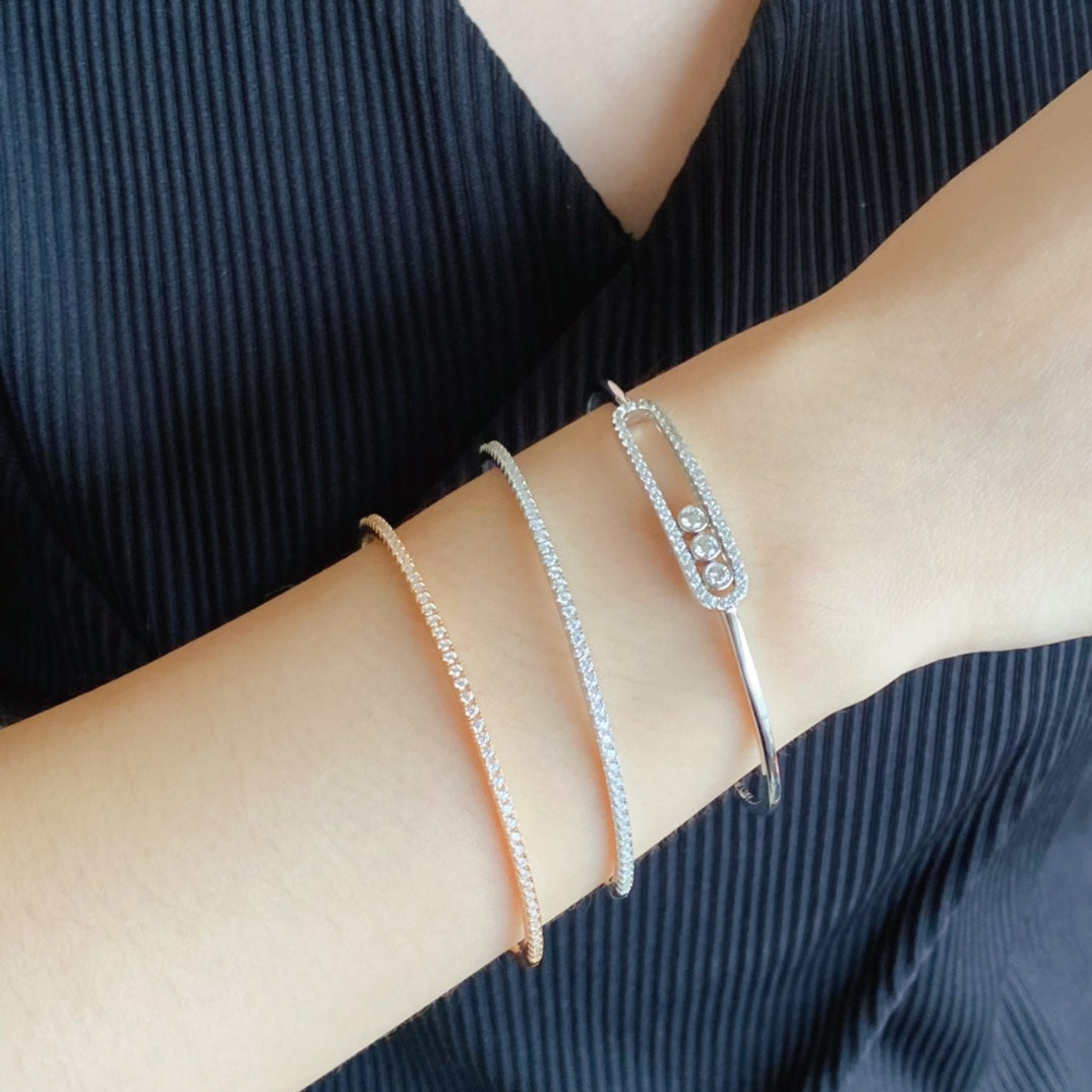 [Renovia Jewelry]MINI DIAMOND TENNIS BRACELET