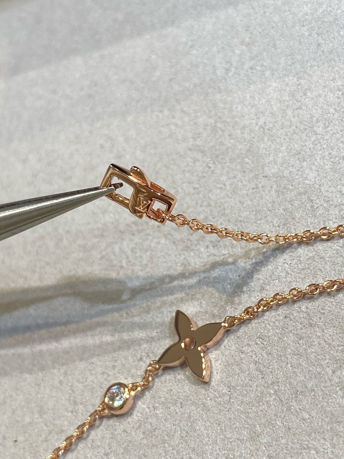 [Renovia Jewelry]STAR DIAMOND PINK GOLD BRACELET