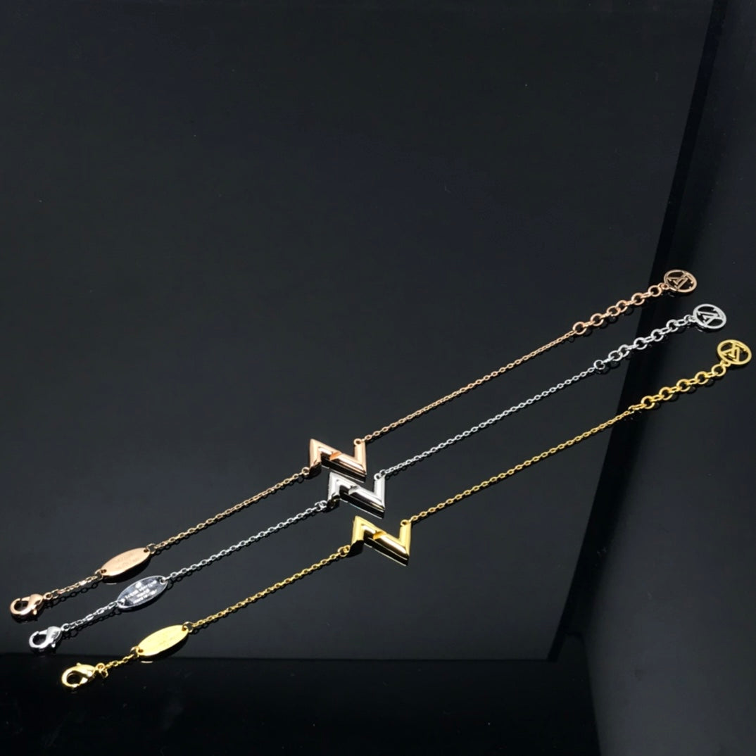 [Renovia Jewelry]VOLT LV LOGO BRACELET