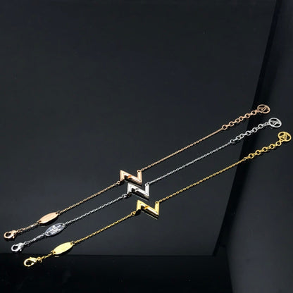 [Renovia Jewelry]VOLT LV LOGO BRACELET
