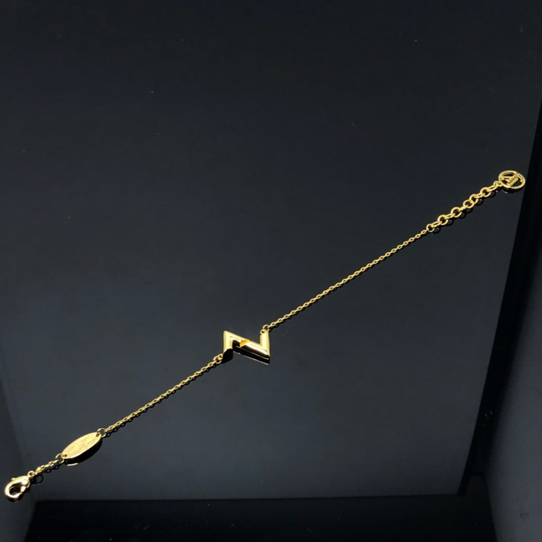 [Renovia Jewelry]VOLT LV LOGO BRACELET