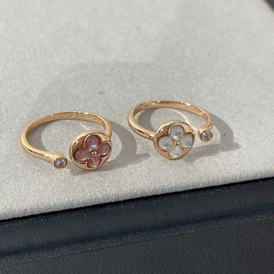 [Renovia Jewelry]SUN 1 DIAMOND PINK MOP RING