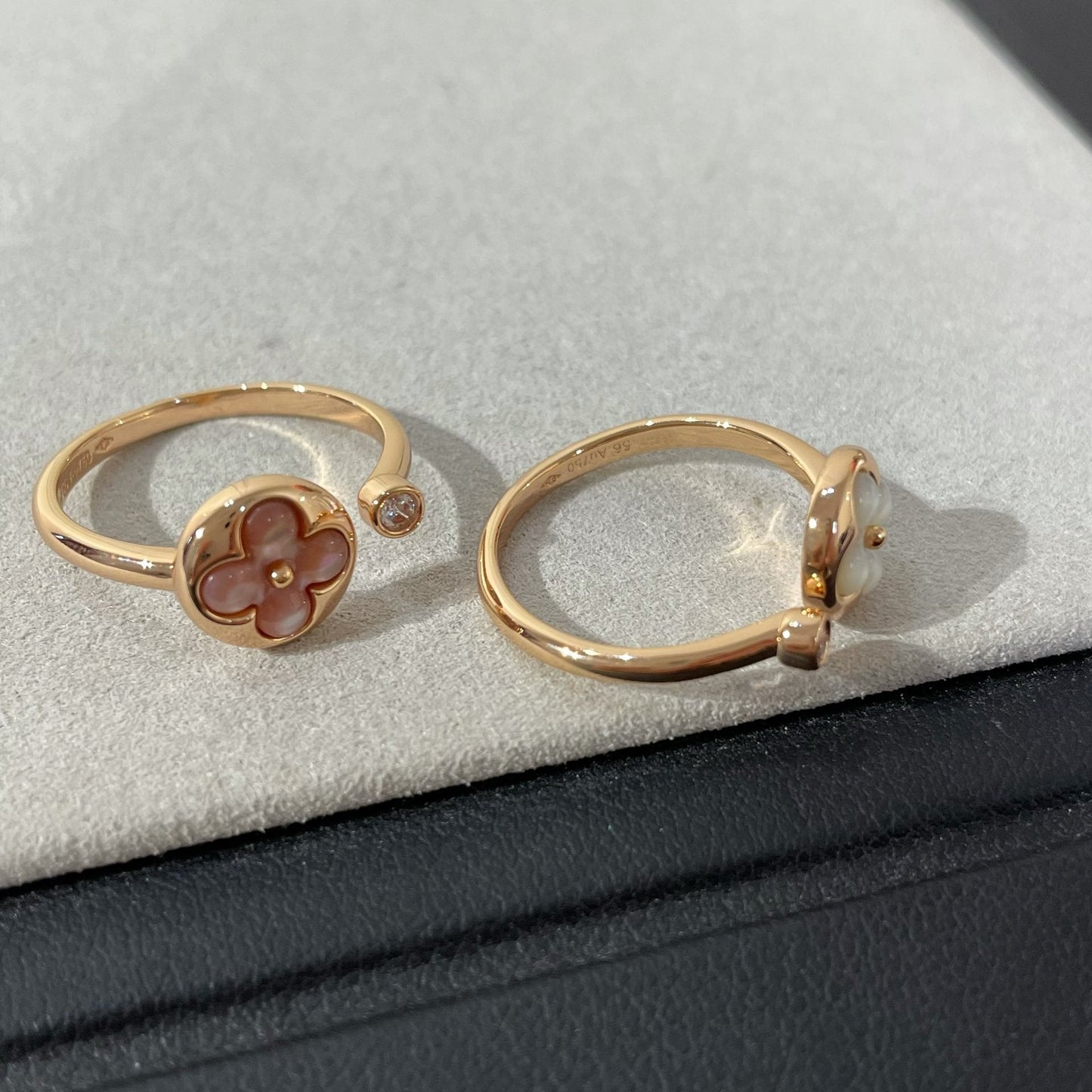[Renovia Jewelry]SUN 1 DIAMOND PINK MOP RING