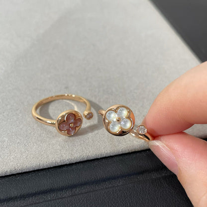 [Renovia Jewelry]SUN 1 DIAMOND PINK MOP RING