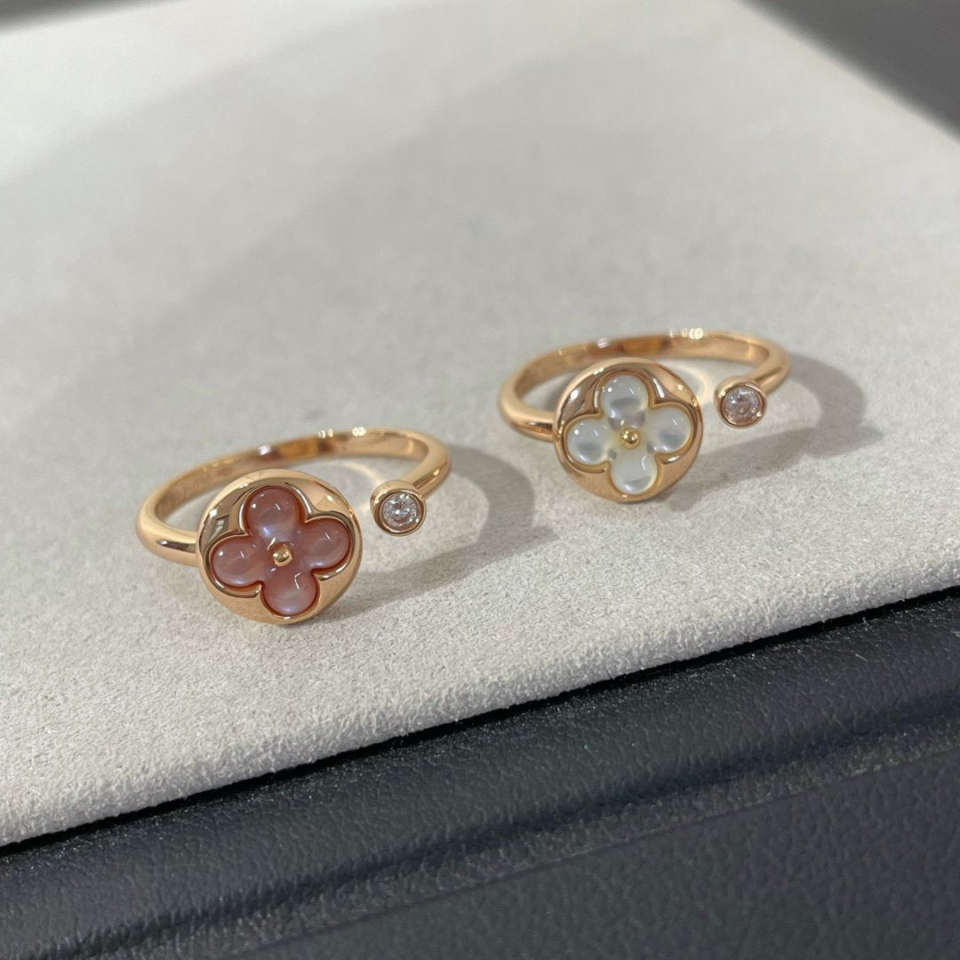 [Renovia Jewelry]SUN 1 DIAMOND PINK MOP RING