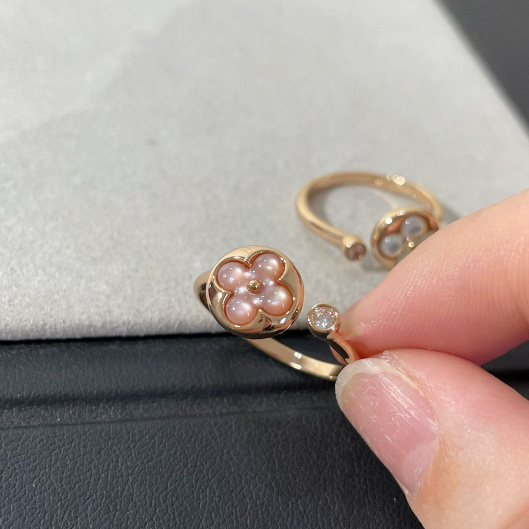 [Renovia Jewelry]SUN 1 DIAMOND PINK MOP RING