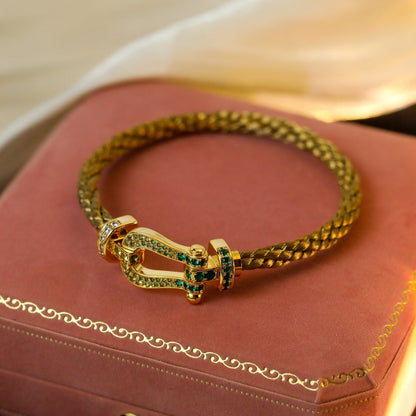 [Renovia Jewelry]FORCE 10 GOLD GREEN DIAMOND PAVED