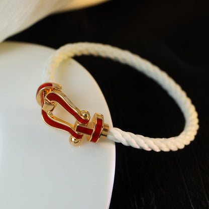 [Renovia Jewelry]FORCE 10 WHITE TEXTILE DIAMOND PAVED