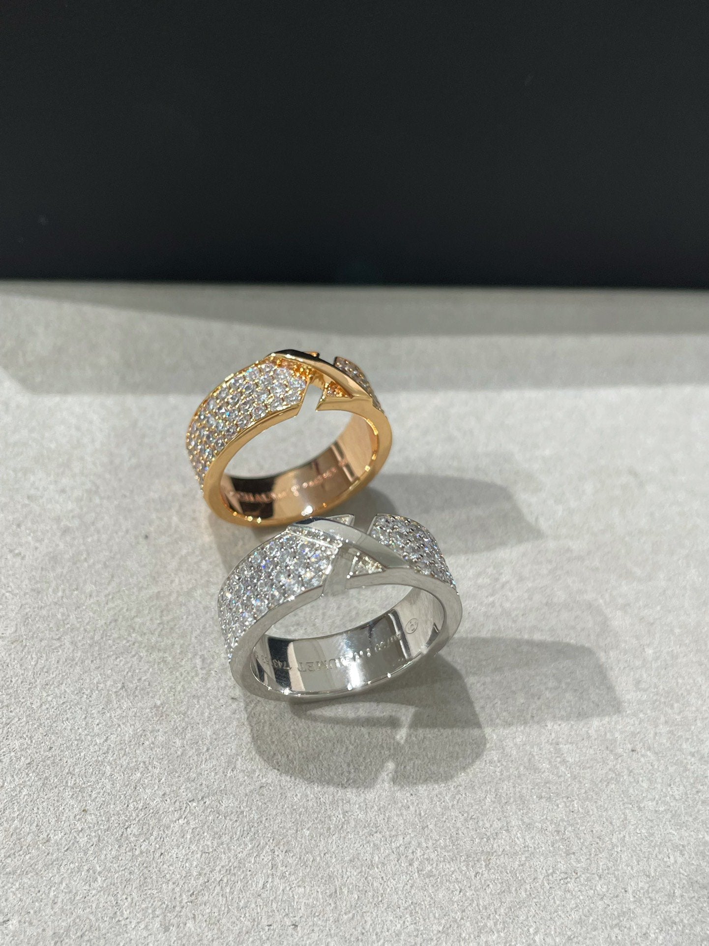 [Renovia Jewelry]LIENS EVIDENCE  DIAMOND PAVED RING
