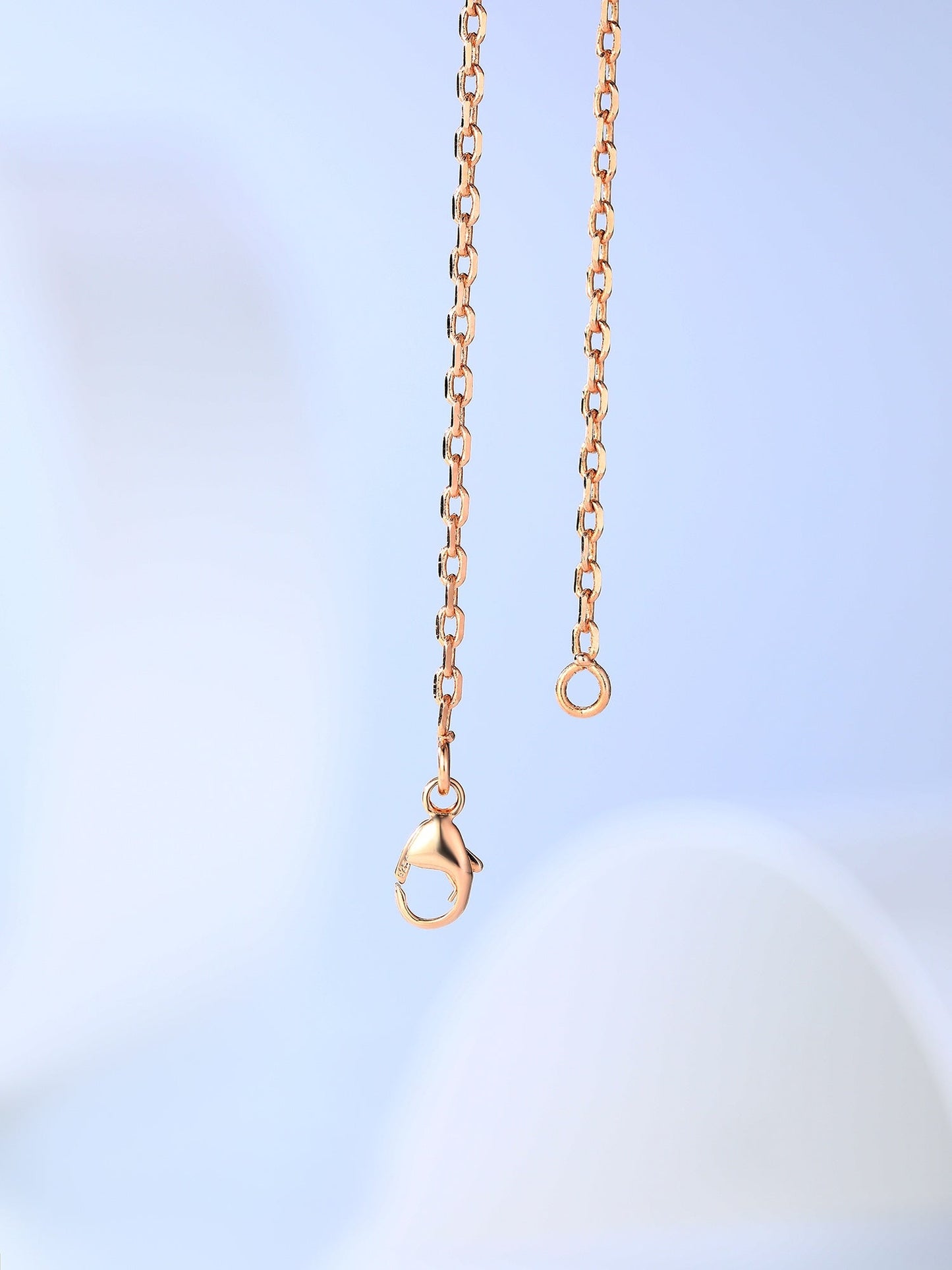 [Renovia Jewelry]H CAGE PINK GOLD NECKLACE